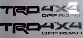TRD 4x4, off road decal Sticker TOYOTA tacoma tundra cualquier color (set)