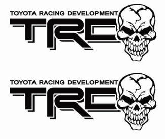 Toyota TRD Truck Off-Road Racing Tacoma Tundra Skull Par Calcomanías Calcomanía