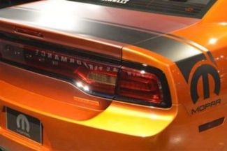 Calcomanía de rayas de vinilo para cama trasera y maletero de Dodge Charger, Hemi Mopar Graphics RT SRT
