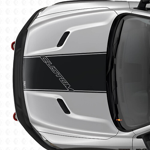 Vinilo adhesivo de letras con contorno personalizado para capó Dodge Ram Rebel