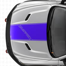 Vinilo adhesivo de letras con contorno personalizado para capó Dodge Ram Rebel_2