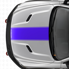 Vinilo Adhesivo de Franja con Contorno Personalizado para Capó de Dodge Ram_2