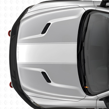 Vinilo Adhesivo de Franja con Contorno Personalizado para Capó de Dodge Ram_5