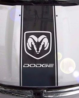 Camión vinilo calcomanía racing raya Dodge Ram hood logo mopar hemi Rebel Srt Srt8