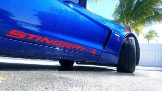 Calcomanías gráficas para puerta lateral Chevy Corvette 2006-- 2020 Z06 Stingray