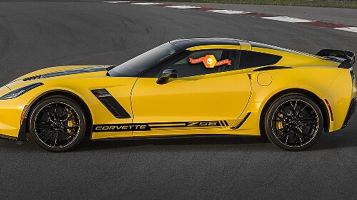 Calcomanía de vinilo con franja lateral de carreras para Chevrolet Corvette Z06 C6 C7 2005-2018