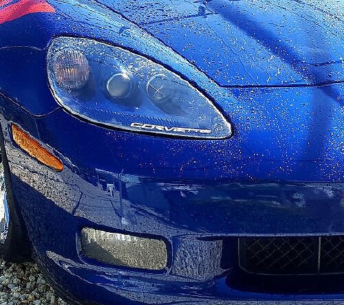 Calcomanías de vinilo gráfico para faros delanteros para Chevrolet Corvette Z06 2006-2013