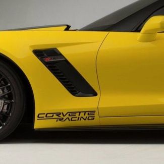 2 calcomanías de carreras Chevy Corvette Stingray z06 Grand Sport