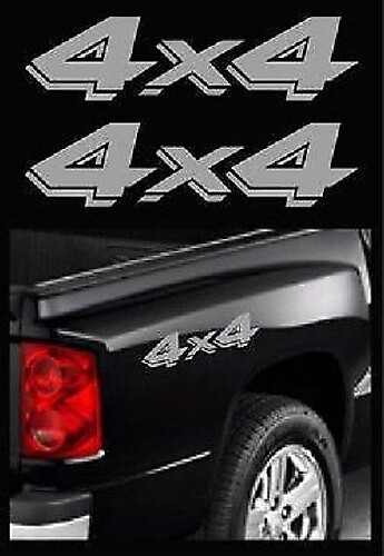 Dodge Truck 4x4 Off Road Ram Dakota Sport Plata Pegatinas Vinilo Calcomanía x 2