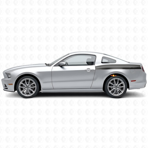 Kit de vinilos con franjas dobles para los laterales de la caja para Musclecar Musclecarmodel 2010-14