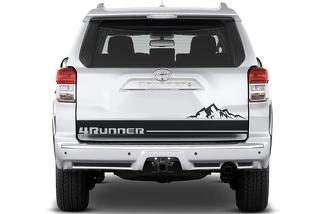 Toyota 4runner (2010-2017) Kit de calcomanías de vinilo personalizado - 4runner Mountain Tailgate