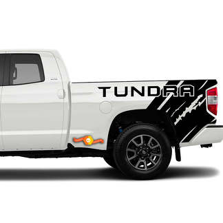 Toyota Tundra (2014-2020) Kit de calcomanías de vinilo personalizadas - Tundra Quarter