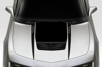 Chevrolet Camaro (2010-2015) Kit de calcomanías de vinilo personalizadas - Rs Hood Spears