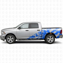 Kit de vinilo lateral personalizado contra salpicaduras de barro para Dodge Ram 1500-3500 2009–18_2