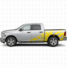 Kit de vinilo lateral personalizado contra salpicaduras de barro para Dodge Ram 1500-3500 2009–18_5