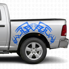 Kit de vinilo tribal para la cabecera de camión Dodge Ram 1500/2500 2009-2018_2