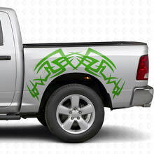 Kit de vinilo tribal para la cabecera de camión Dodge Ram 1500/2500 2009-2018_3