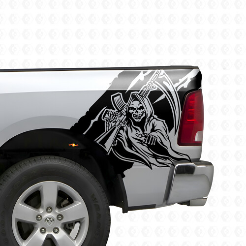 Adhesivo Vinilo para Cabecera Reaper para Dodge Ram 1500_1