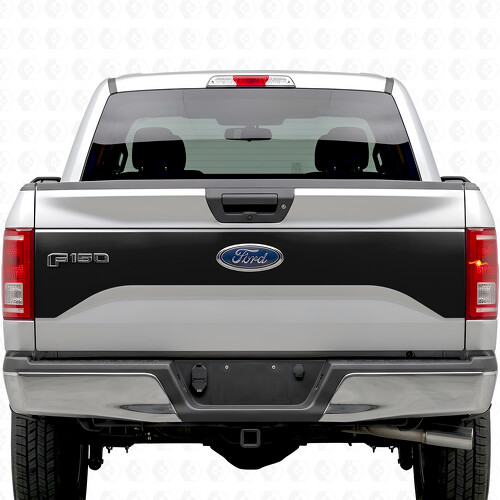 Adhesivo de vinilo para portón trasero en negro para Ford F-150 2015-2017