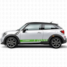 Calcomanía lateral de vinilo con rayas de carreras de marca para MINI Paceman_3