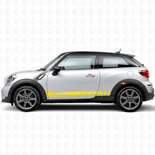 Calcomanía lateral de vinilo con rayas de carreras de marca para MINI Paceman_5