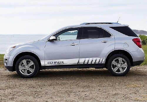 2X gráficos de varios colores Chevrolet Equinox Car Racing vinilo calcomanía pegatina