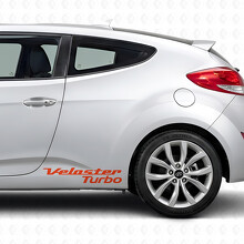 Adhesivo de vinilo con letras Turbo para la puerta lateral del Hyundai Veloster_4