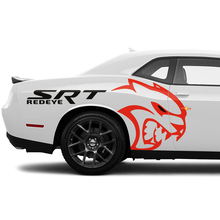 SRT Redeye Hellcat lateral del guardabarros traseros Pegatizs Graphics para Dodge Challenger
 3