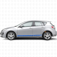 Calcomanía adhesiva de vinilo con franjas y letras Skyactiv para Mazda Mazda3 2011-2013_2