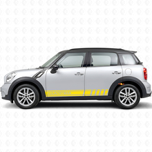 Calcomanía lateral de vinilo con franjas decorativas para MINI Countryman_5