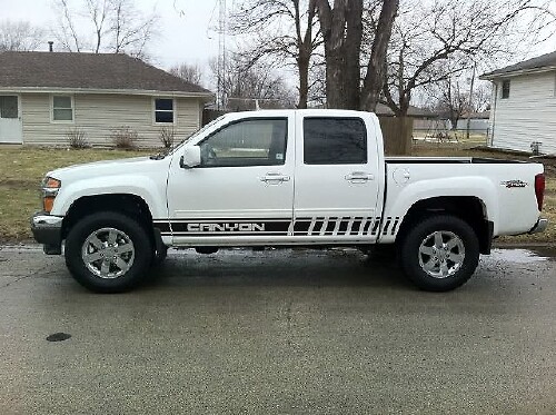 2X tira de gráficos de varios colores, símbolo de cañón, pegatina de vinilo para carreras de coches