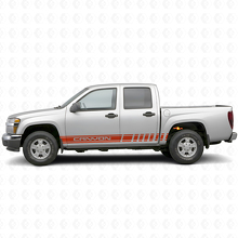 Calcomanía de vinilo de franjas laterales para GMC Canyon_4