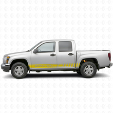 Calcomanía de vinilo de franjas laterales para GMC Canyon_5