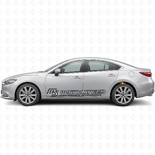 Accesorios de Rendimiento Mazdaspeed Vinilo Adhesivo para Puerta Lateral para Mazda Mazda6