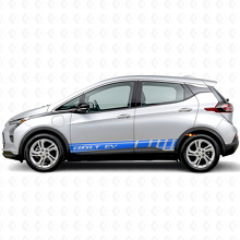 Calcomanía lateral de vinilo con franjas decorativas de marca para Chevrolet Bolt EUV_2