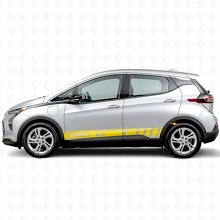 Calcomanía lateral de vinilo con franjas decorativas de marca para Chevrolet Bolt EUV_5