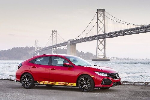 Gráficos de múltiples colores Civic Hatchback / Type R Car Racing Decal Sticker