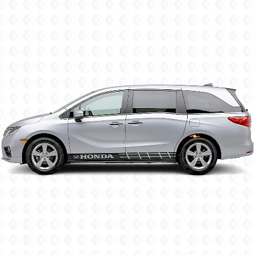 Calcomanía de vinilo con franjas decorativas para paneles laterales para Honda Odyssey_1