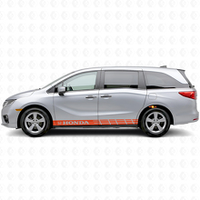 Calcomanía de vinilo con franjas decorativas para paneles laterales para Honda Odyssey_4