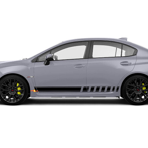 Kit de Calcomanías Laterales de Vinilo con Rayas de Carreras para Suba BRZ WRX Impreza