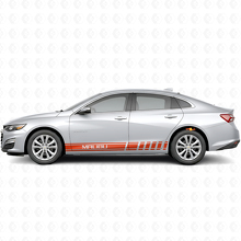 Calcomanía de Vinilo de Franjas Laterales para Chevrolet Malibu_4