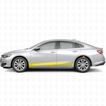 Calcomanía de Vinilo de Franjas Laterales para Chevrolet Malibu_5