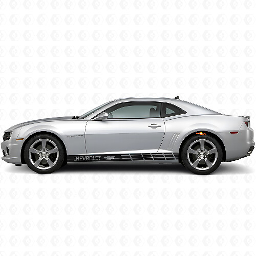 Calcomanía lateral de vinilo con franjas de competición para Chevrolet Camaro