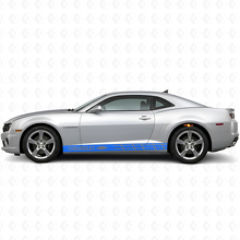 Calcomanía lateral de vinilo con franjas de competición para Chevrolet Camaro_2