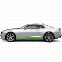 Calcomanía lateral de vinilo con franjas de competición para Chevrolet Camaro_3