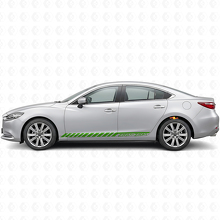 Calcomanía de vinilo lateral con franjas intermitentes Zoom-Zoom para Mazda Mazda6_3