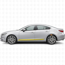 Calcomanía de vinilo lateral con franjas intermitentes Zoom-Zoom para Mazda Mazda6_5