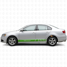 Pegatina de vinilo lateral con franjas de acento para Volkswagen Jetta_3