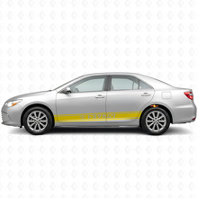 Pegatinas de vinilo con rayas de estilo japonés para la puerta lateral del Toyota Camry_5