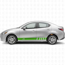 Kit de Pegatinas de Vinilo con Rayas Laterales iA Side Racing para Scion iA o Toyota Yaris iA_3